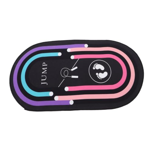 Tapete oval para salto con cuerda 31.5x19 pulgadas con absorción de impacto miniatura 1