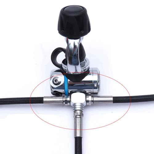 YEHEI 2X Tauchen Tauchen Bcd Tauchen Kajak Erste Stufe Hohe Presse 1 Bis 3 7/16 Adapter zum Tauchen und Schnorcheln