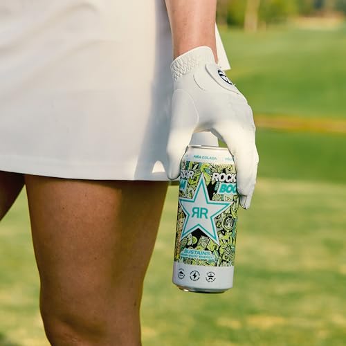 Rockstar Energy Drink, Boom Pina Colada 16 Fl Oz Cans (Pack of 12)