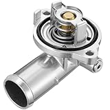 BDFHYK 902-3035 Upgrade Aluminium Coolant Thermostat Housing Assembly Compatible with Chrysler 2011-2022 300,Compatible with Dodge 2011-2022 Challenger Charger 3.6L Replace 5184977AD 5184977AE 824-203