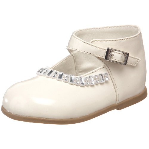 JOSMO Kids' 1066-04 First Walker Shoe,Beige Patent,5 M US Toddler