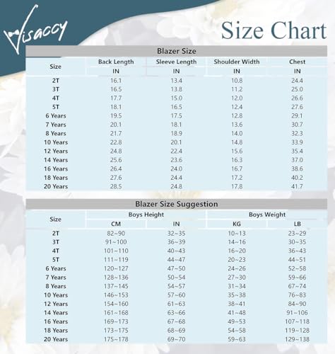 Visaccy Boys Formal Blazer School Jacket4