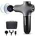 Produktbild Massagepistole, Muscle Massage Gun für Nacken Schulter Rücken Körper Entspannen,Vibrationsmassagepistole, Handmassagegerät Elektrisch Entspannen mit 3 Massageköpfen und LED-Anzeige (Mini)