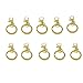 yueton Pack of 20 Lobster Clasps Swivel Trigger Clips Snap Hook Bag Key Ring Charms Findings