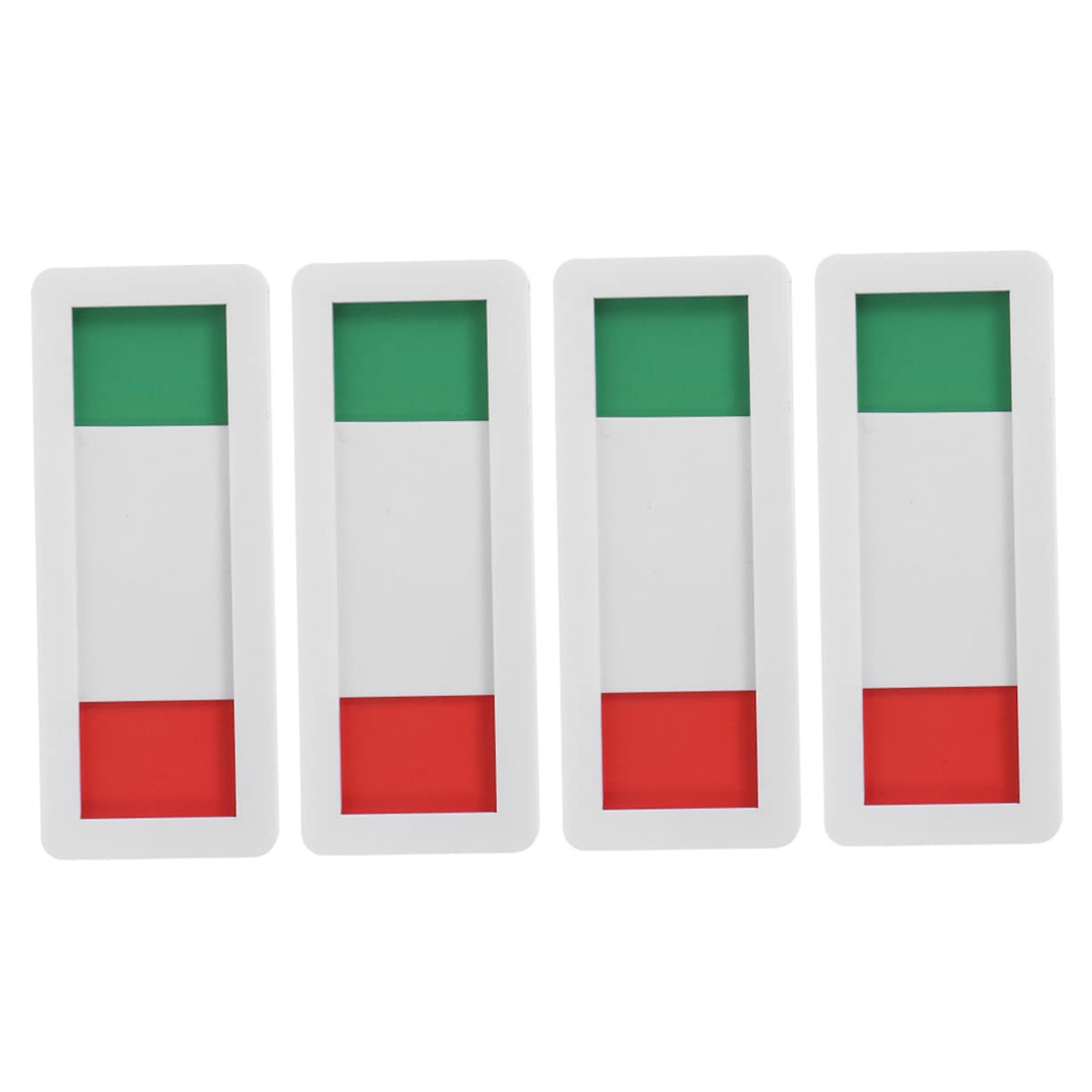 VILLCASE 16piezas Letrero De Privacidad Para Indicador Ocupado y Placa Deslizante Para Puertas De Reuniones y Baños Instalación Accesorio Práctico Para y Negocios