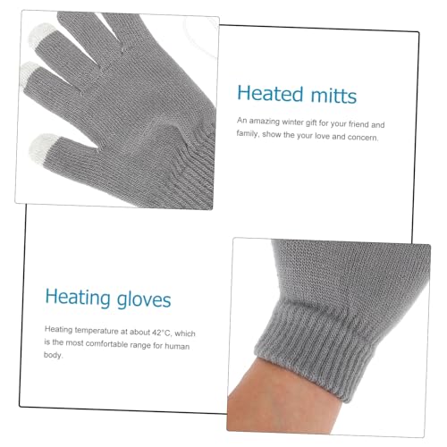 Calentadores de manos de invierno USB para paseos al aire libre y oficina 2 pares 6