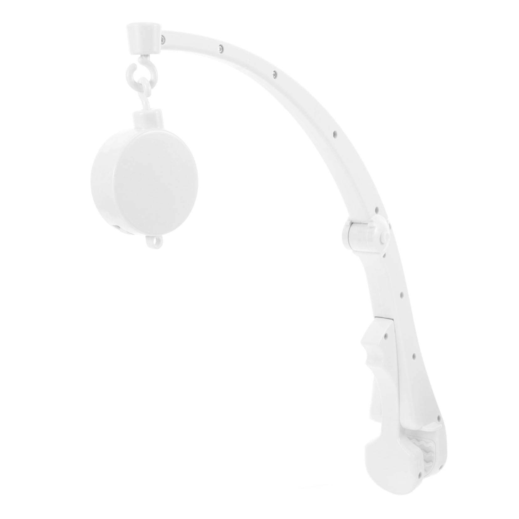 Totority Crib Mobile Arm with Rattles Bracket and Music Box Mobile Attachment for Traditional and Convertible Cribs Nursery Decor for Boys