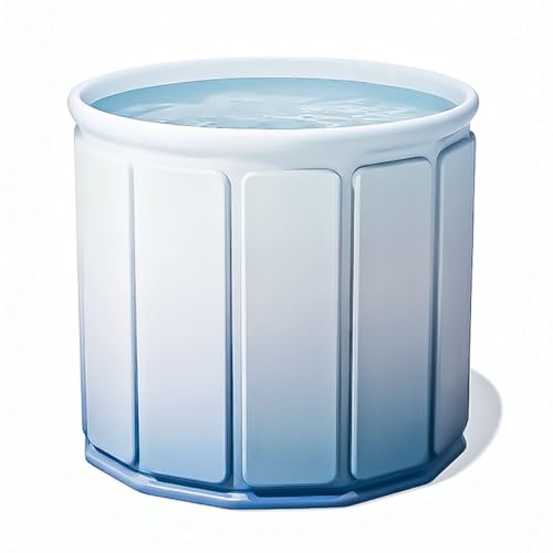 Wellzenith® Vasca da Bagno Pieghevole 70×65 cm per Adulti –