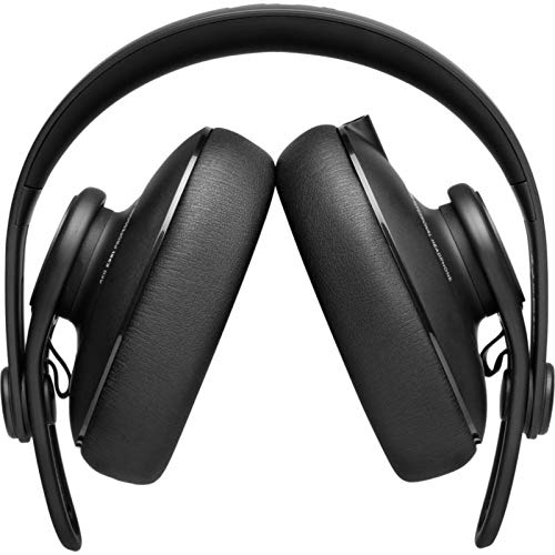 AKG K361 Casque de studio fermé circum-aural pliant, taille unique, noir