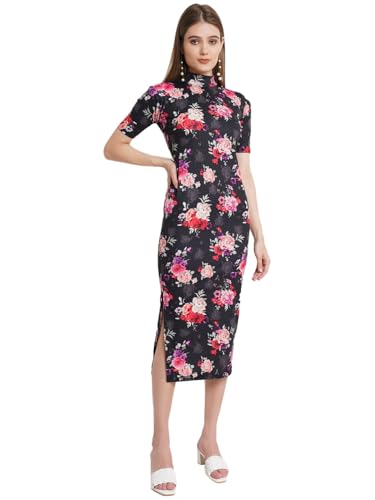 POPWINGS Vestido para mujer, Multicolor-2, M