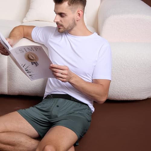 Image of BAMBOO COOL Mens Boxer Shorts Underwear Soft Comfortable Breathable Knit Boxers Short for Men (3 or 5 Pack)