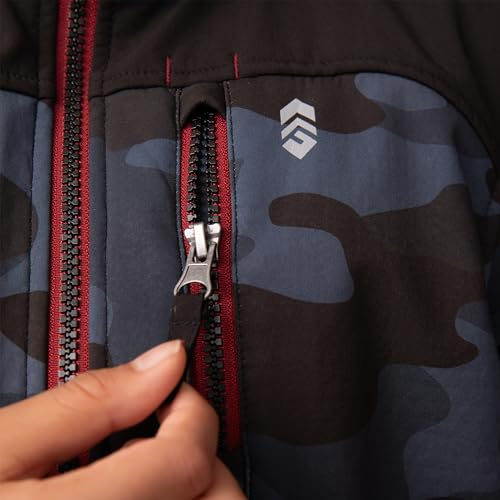 Free Country Boys Jacket Fleece Softshell Hoodie Warm Water & Wind Resistant Zip Kids Coat Outwear Winter Jackets for Boys3