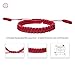 Handmade Red Macrame Cat Collar | Adjustable Eco-Friendly Feline Accessory | Protection Knot Design for Kittens and Adult Cats | Fits Neck Sizes 8-12 Inches | Durable, Stylish, and Lucky Pet Fashion