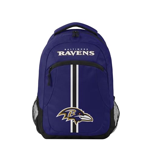 Image of FOCO Baltimore Ravens NFL Alternate Color Action Backpack - Purple