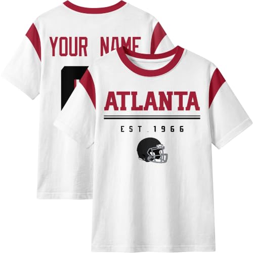 Image of T-Shirt Custom Crewneck Short Sleeve for Men Gifts | Custom T-Shirt Personalized Name and Number