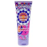amika Supernova Blonde Violet Moisture and Shine Cream, 3.3 Fl oz
