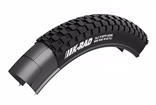 Kenda K-Rad Standard BMX/Mountain/Commuting Bike Tire, 20x1.95-Inch