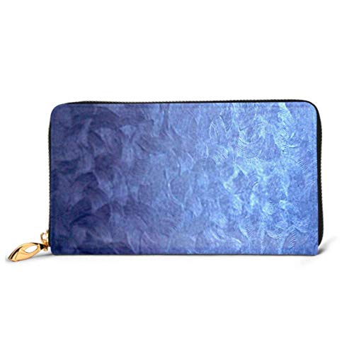 Preisvergleich Produktbild JHGFG Mode Handtasche Reißverschluss Brieftasche Dunkelblau Hintergrund Textur Design Telefon Kupplung Geldbörse Abendkupplung Blockieren Leder Brieftasche Multi Card Organizer