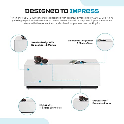 Smart Coffee Table with Refrigerator