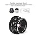 7artisans 25mm F1.8 APS-C Manual Focus Fixed Lens Compatible with Fujifilm Fuji Cameras X-A1 X-A10 X-A2 X-A3 X-at X-M1 XM2 X-T1 X-T10 X-T2 X-T20 X-Pro1 X-Pro2 X-E1 X-E2 X-E2s - Black