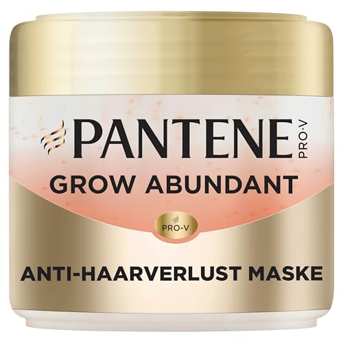 Pantene Pro-V Grow Abundant Anti-Haarverlust Haarmaske 300ml. Macht Dein Trockenes Geschädigtes Haar Länger und 10x Stärker.* Mit 2000mg Provitaminkomplex