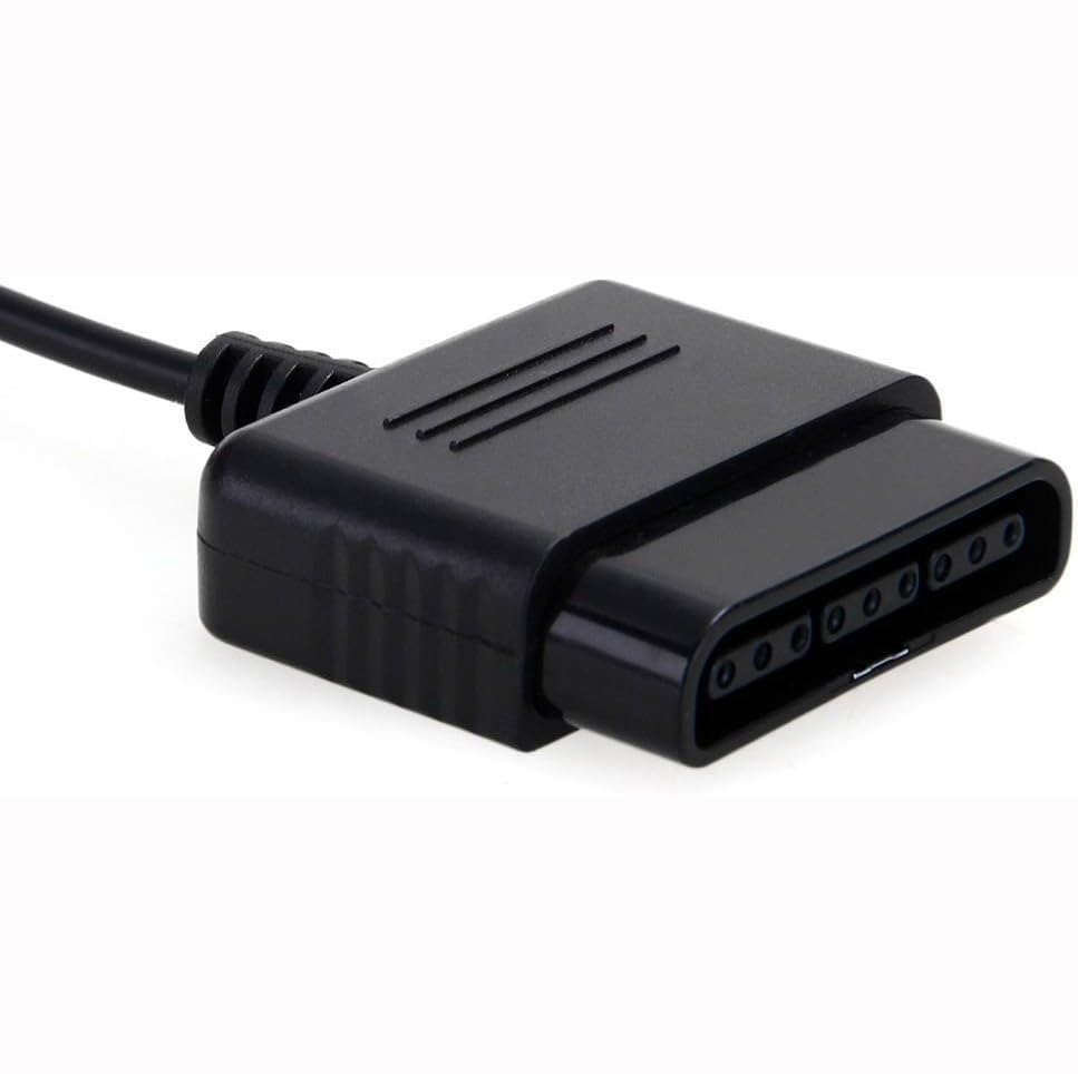 Vendopolis Adaptador Compatible Conversor para Mando de PS1 PS2 a PS3 / PC USB CONVERSOR