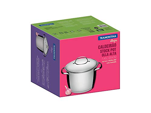 Caldeirão com Fundo Triplo Dimetro 24Cm, Tramontina, 62655240, Inox