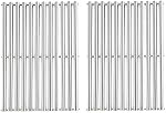 15'' SS Cooking Grate Grids for Broil-King 9865-74, 9865-77, 986784, 986784c, 986787c, 9869-87r, 986984, Connoisseur 90, Crown 10/20/40/70 /90, Signet 20/40/70/90 Gas Grill Models, 2PCS