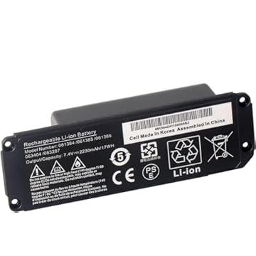 Mini uma bateria para alto-falante Bose, 061384 061385 061386 063404 063287 bateria de substituição para SoundLink Mini 1/One Bluetooth Speaker one Series Bose 2230MmAh/17Wh