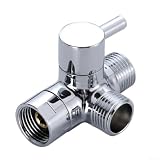 Minflora Deviatore doccia a tre vie in lega di zinco 1/2 pollice NPT Splitter per configur...