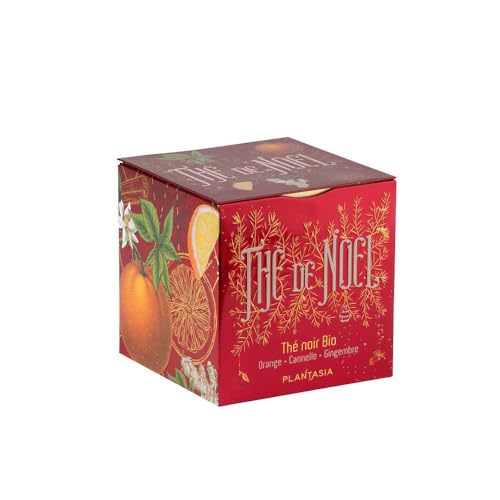 Té de Navidad Negro Naranja Canela bio Caja Metal
