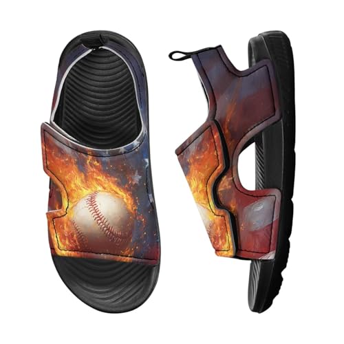 Boys Sandals for Summer Daily Wear Open Toe Toddler Boy Shoes Galaxy