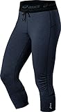 ASICS Women's Abby Cuff Capri, Heather Iron, X-Small
