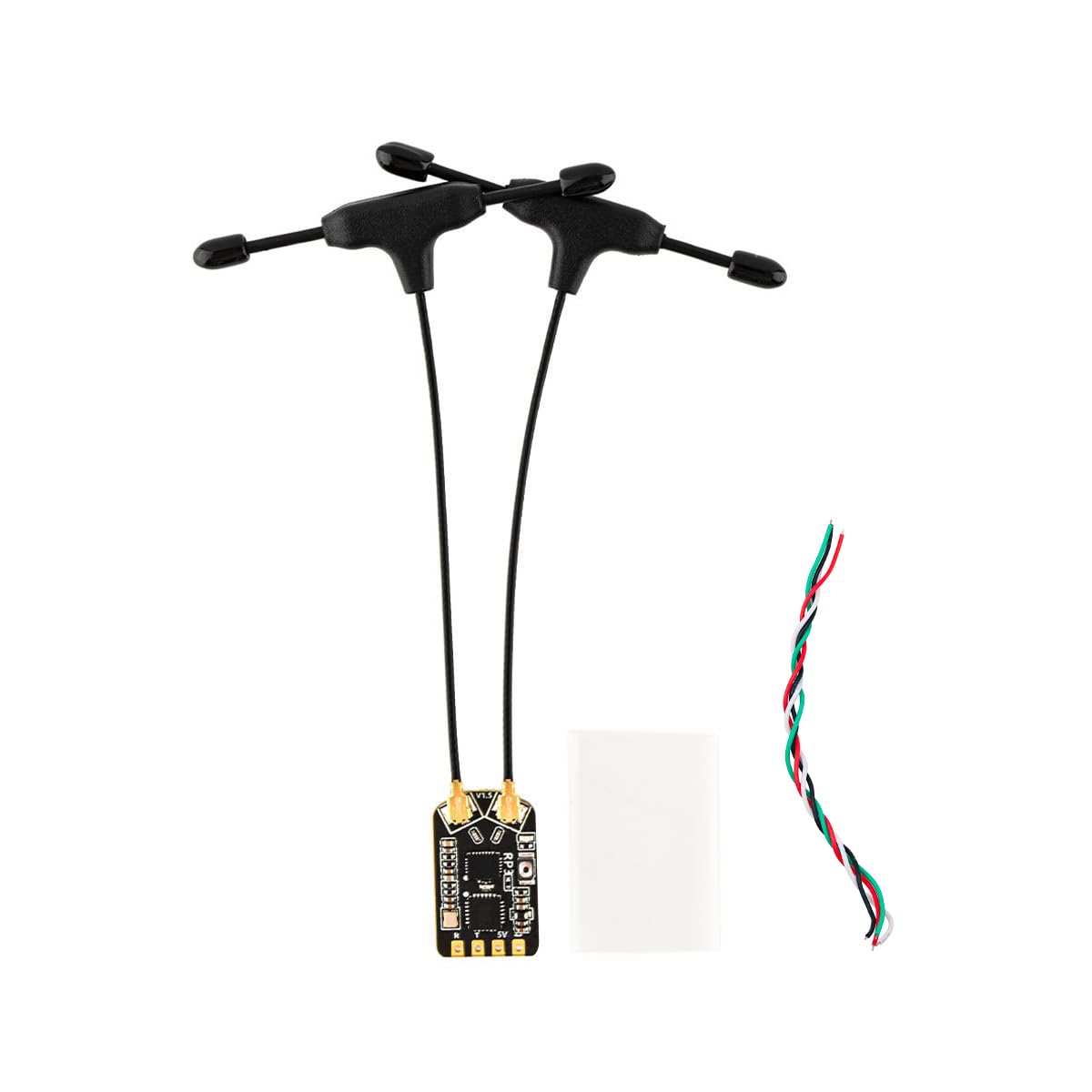 RP3 ExpressLRS 2.4GHz ELRS Nano odbiornik dalekiego zasięgu odbiornik o niskim opóźnieniu z anteną UFL T dla FPV Micro Drone FPV Racing Drone Quadcopter