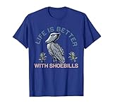 Shoebill Stork Bird Shoe-billed Stork Women Men Whaleheads T-Shirt