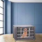 chengsan Abdeckung für Hundeboxen, für Drahtkäfige, für den Innen- und Außenbereich, langlebig und winddicht