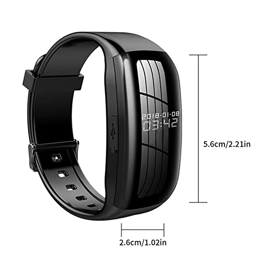 Óculos de Visão Noturna Minicâmera D5 Full HD 1080P Pequeno Relógio Gravador de Vídeo Sem Fio Visão