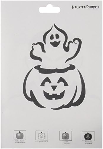 Miniatura 3 de Loftus Scoop, sierra, plantillas y velas para Halloween, 9 piezas, kit de tallado de calabaza, naranja