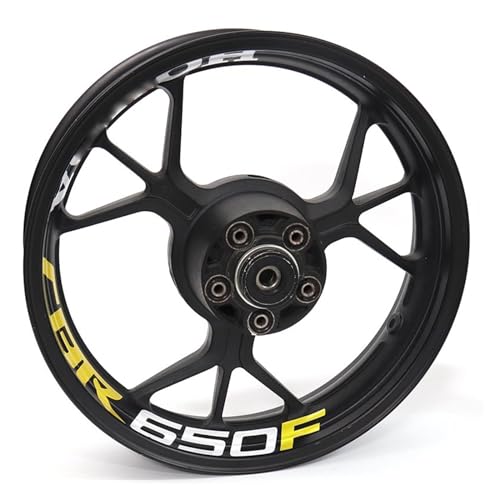 Autocollant jante moto CBR650F liseré de roue étanche