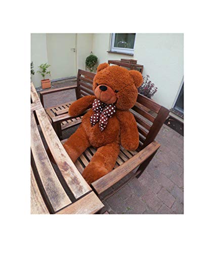 Izzy XXL Teddybär 150cm in Braun, Großer Teddy Riesenteddy Kuscheltier - Tüv Süd geprüft – Bild 6
