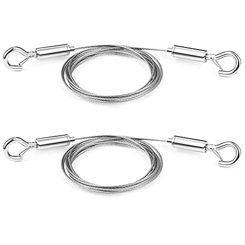 SIDENUO Picture Hanging Wire Kit Heavy Mirror Hanging Kit 2PCS 6.6FT