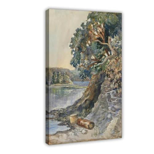 Poster Arbutus Tree Emily Carr tableau toile nature cadre suspendu bois 20x30