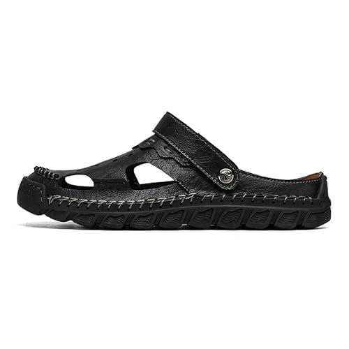 Men's Sport Sandals Adjustable Two Wear Clogs Slippers Breathable Quick Dry Swimming Pool Fisherman Beach Shoes Arch Support Garden Shoes2