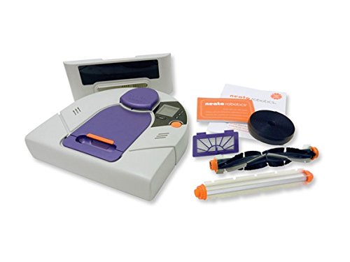 Neato XV-21 Robotic Vacuum Cleaner, White/Purple (Certified Refurbished)