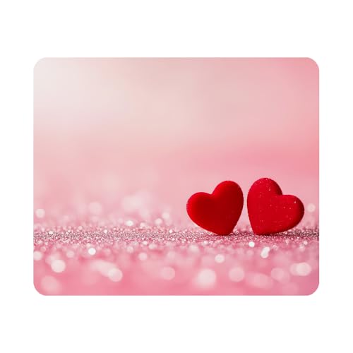 Nicokee Cute Love Hearts Gaming Mouse Pad Pink...