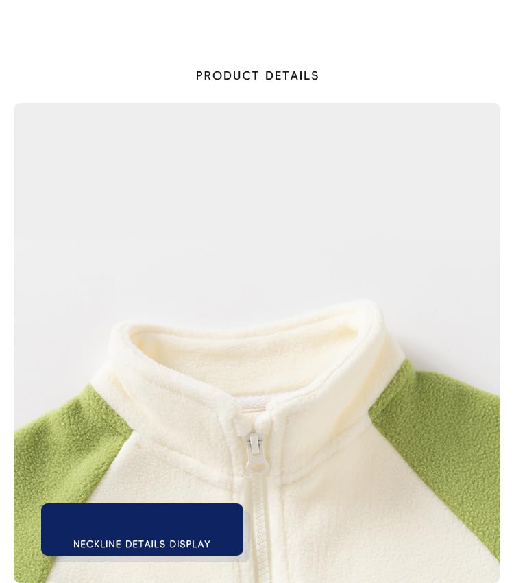 Children Boy Girl Fleece Outfit Jacket Autumn Winter Thick Warm Thick Color Blocked 2024 Fashion Basic Coats4