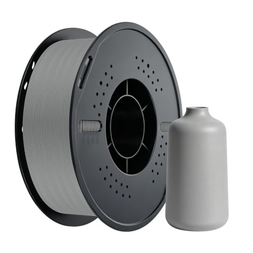Image of Kingroon Matte PLA Filament 1.75mm 3D Printer Filament Matte Filament 1kg Dimensional Accuracy + /- 0.02 mm (Matte Gray)