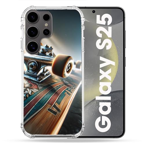 Coque Samsung Galaxy S25 Cokitec Planche Skate antichoc