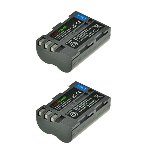 2x ChiliPower EN-EL3E Batteria (1800mAh) per Nikon D90, D700, D300, D80, D70, D50, D200, D300s, D100, D70s