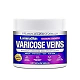 LuminaSkin Varicose Veins Treatment for Legs - Spider & Varicose Veins Cream -Improving Circulation -Reduces Spider Veins and Heaviness, 2 Oz